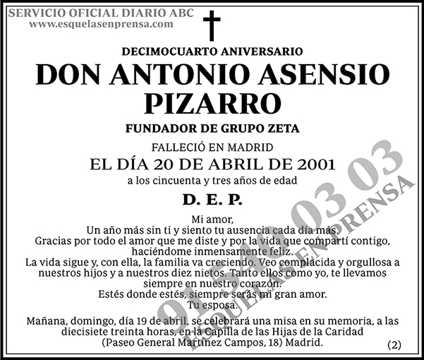 Antonio Asensio Pizarro